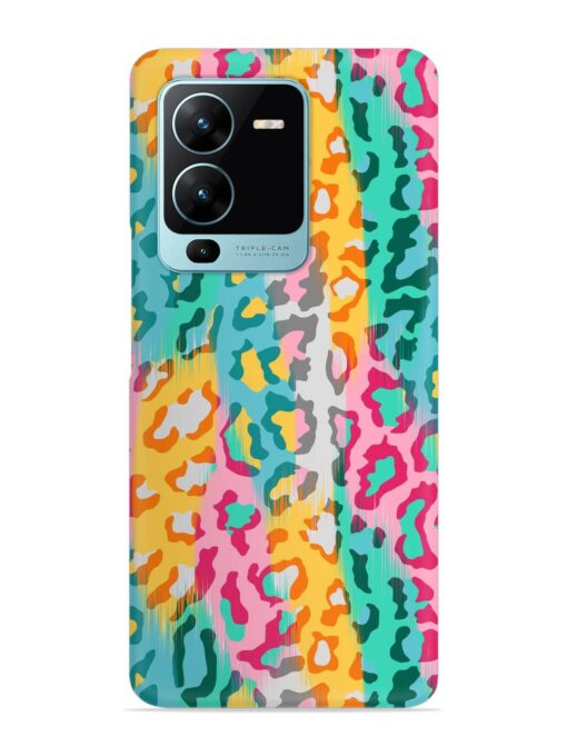 Seamless Vector Colorful Snap Case for Vivo V25 Pro (5G)