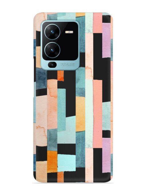 Geometric Seamless Pattern Snap Case for Vivo V25 Pro (5G) Zapvi