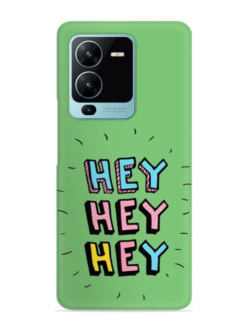 Hey Vector Cartoon Snap Case for Vivo V25 Pro (5G) Zapvi