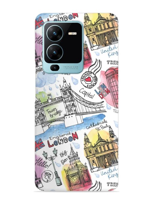 Vector London Landmark Snap Case for Vivo V25 Pro (5G) Zapvi