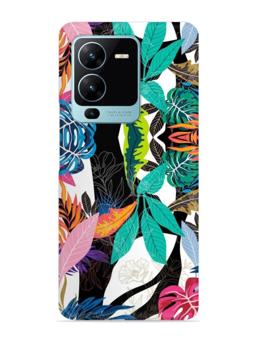 Floral Pattern Bright Snap Case for Vivo V25 Pro (5G) Zapvi