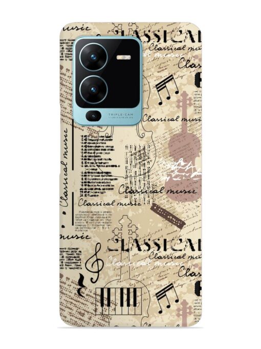 Classical Music Lpattern Snap Case for Vivo V25 Pro (5G)