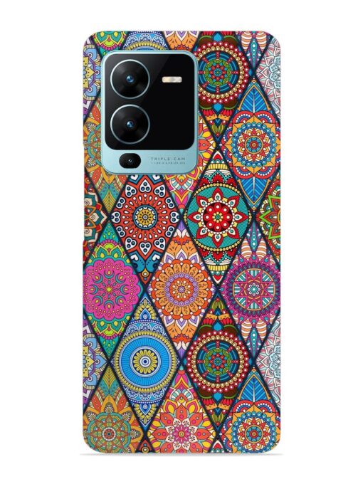 Seamless Tile Pattern Snap Case for Vivo V25 Pro (5G) Zapvi