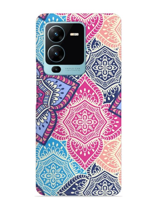 Ethnic Floral Seamless Snap Case for Vivo V25 Pro (5G) Zapvi