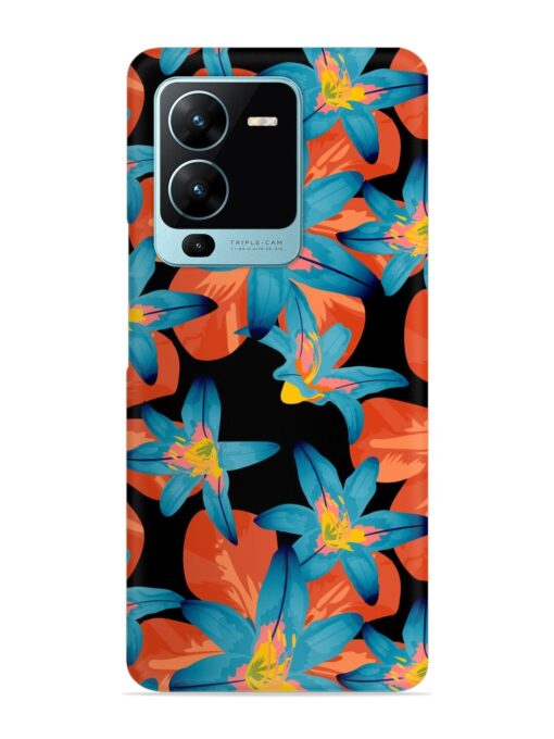 Philippine Flowers Seamless Snap Case for Vivo V25 Pro (5G) Zapvi