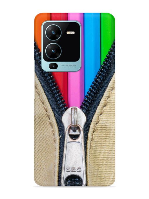 Zip In Color Snap Case for Vivo V25 Pro (5G) Zapvi