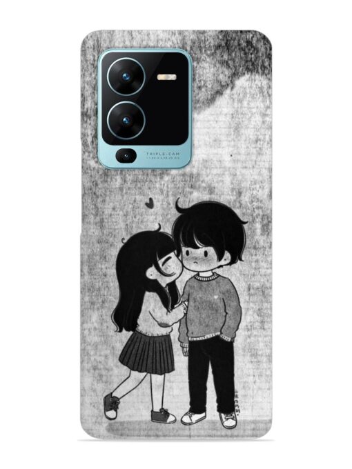 Couple Love Highlights Snap Case for Vivo V25 Pro (5G) Zapvi