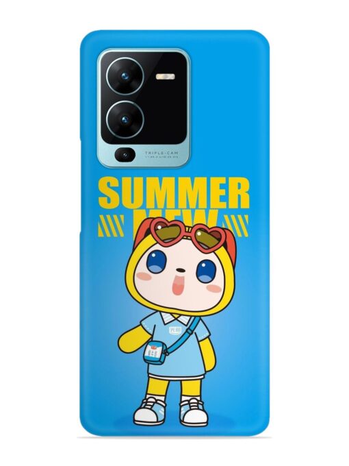 Summer Mew Cartoon Snap Case for Vivo V25 Pro (5G) Zapvi