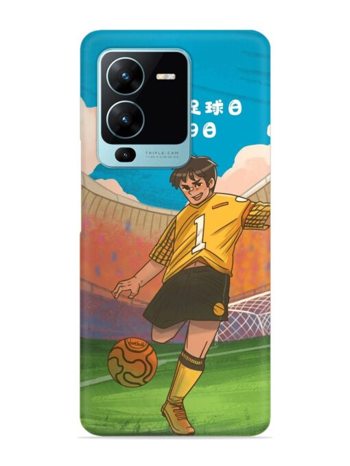 Soccer Kick Snap Case for Vivo V25 Pro (5G) Zapvi