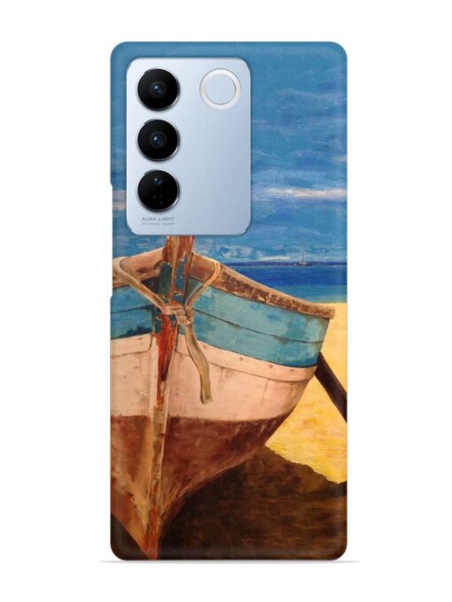 Canvas Painting Snap Case for Vivo V27 (5G) Zapvi