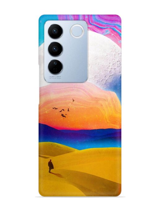 Sandy Desert Snap Case for Vivo V27 (5G)