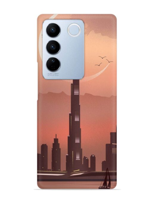 Landmark Burj Khalifa Snap Case for Vivo V27 (5G)