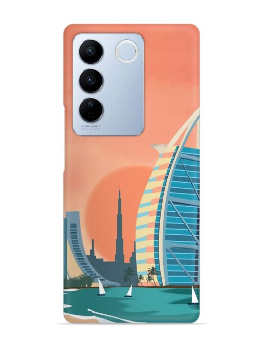 Dubai Architectural Scenery Snap Case for Vivo V27 (5G) Zapvi