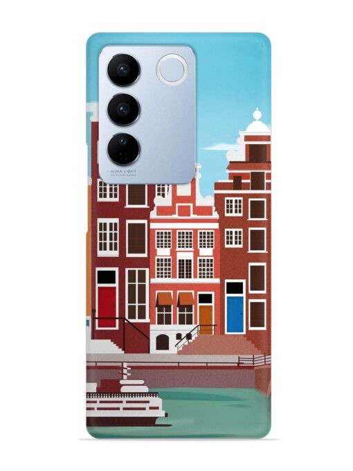 Scenery Architecture Amsterdam Landscape Snap Case for Vivo V27 (5G) Zapvi