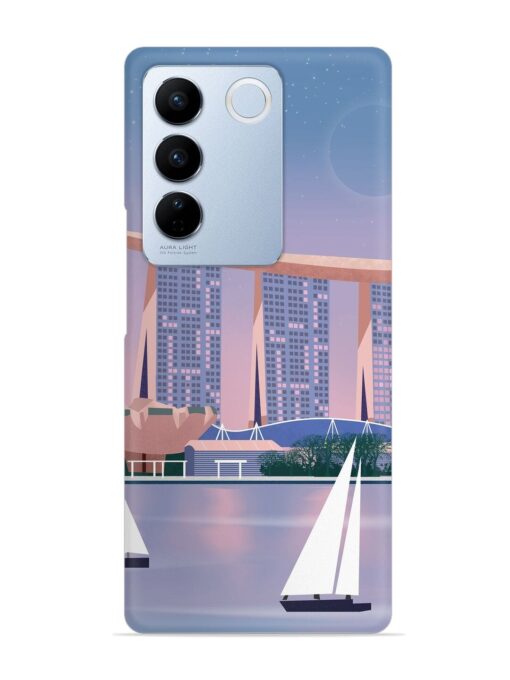 Singapore Scenery Architecture Snap Case for Vivo V27 (5G)