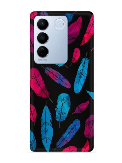 Feather Art Snap Case for Vivo V27 (5G) Zapvi