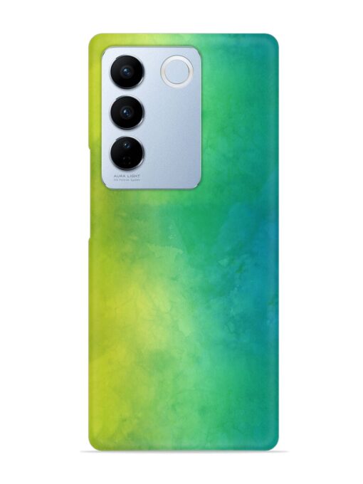 Yellow Green Gradient Snap Case for Vivo V27 (5G) Zapvi