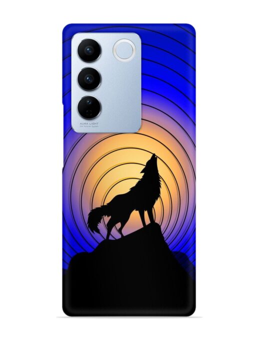 Fox Roaring Design Snap Case for Vivo V27 (5G) Zapvi