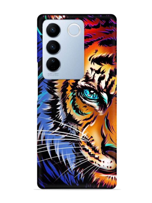 Colorful Lion Art Snap Case for Vivo V27 (5G)