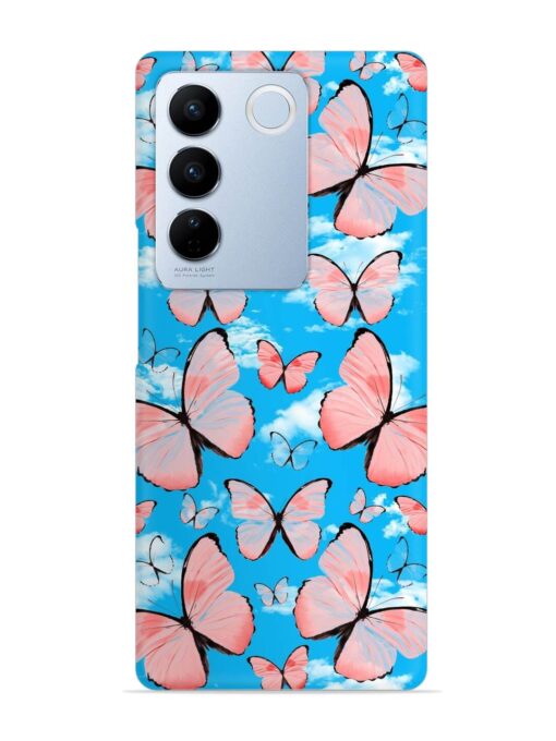 Seamless Pattern Tropical Snap Case for Vivo V27 (5G) Zapvi