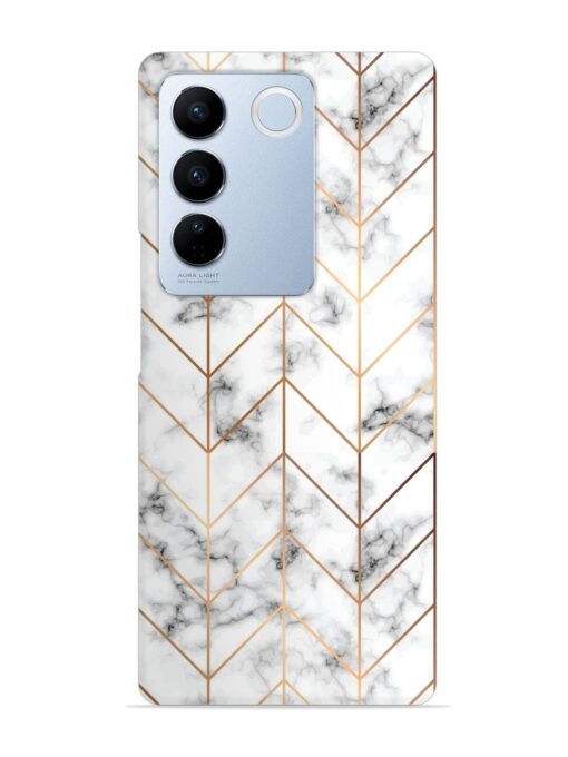 Vector Marble Texture Snap Case for Vivo V27 (5G) Zapvi