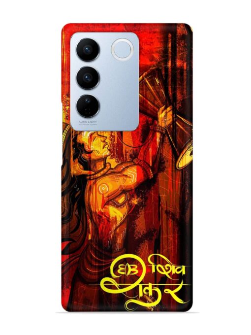 Illustration Lord Shiva Snap Case for Vivo V27 (5G) Zapvi