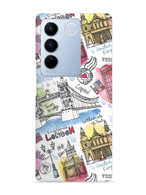 Vector London Landmark Snap Case for Vivo V27 (5G)