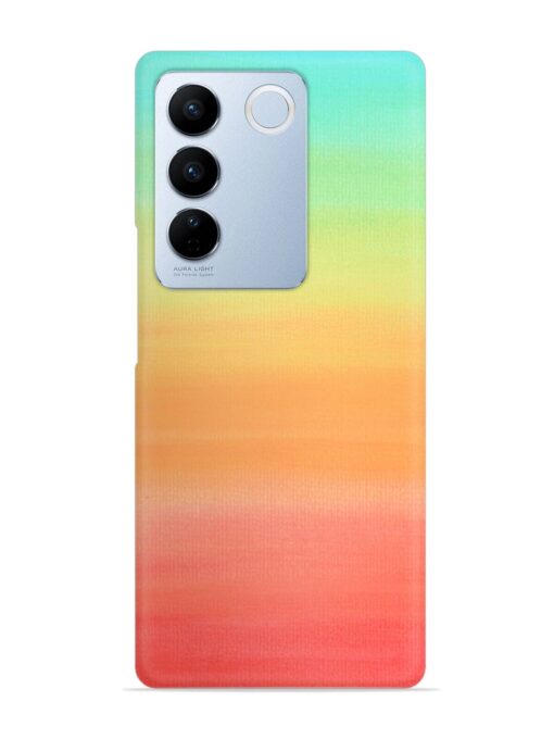 Background Sky Watercolor Snap Case for Vivo V27 (5G)