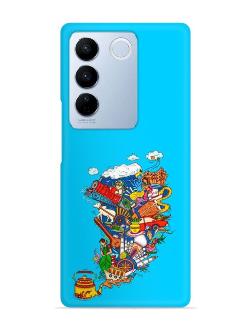 Vector Design Indian Snap Case for Vivo V27 (5G)