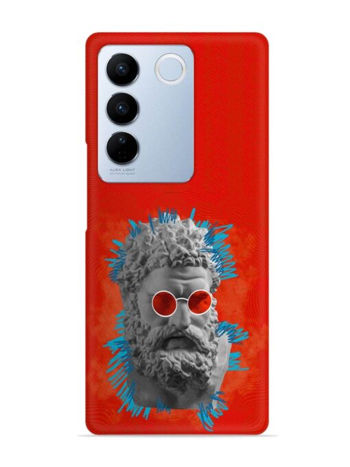 Contemporary Art Concept Snap Case for Vivo V27 (5G) Zapvi