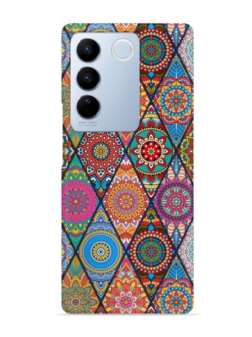 Seamless Tile Pattern Snap Case for Vivo V27 (5G) Zapvi