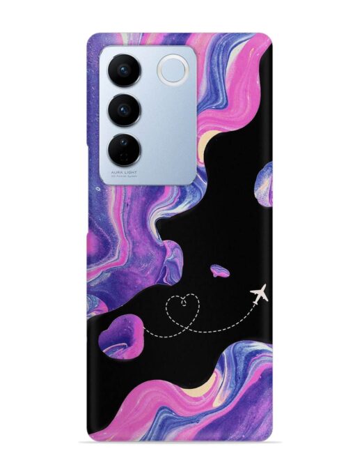 Glitter Art Snap Case for Vivo V27 (5G) Zapvi