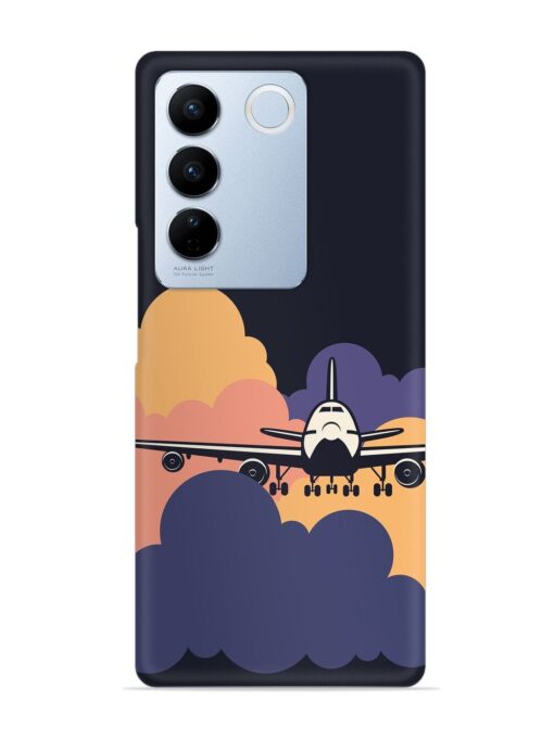 Aeroplane vector Snap Case for Vivo V27 (5G)