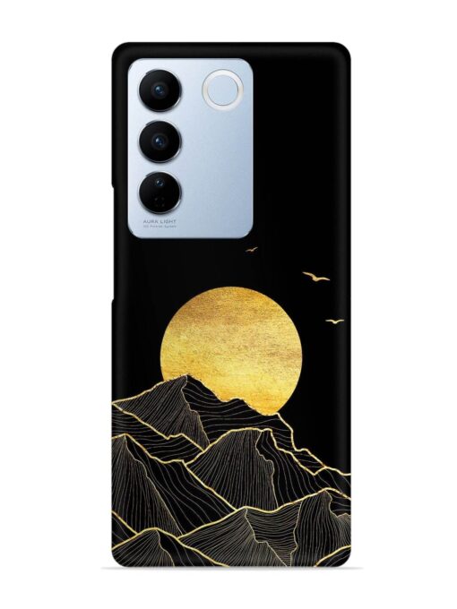 Golden Sunrise Snap Case for Vivo V27 (5G)