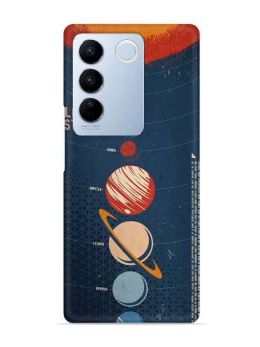 Solar System Vector Snap Case for Vivo V27 (5G)