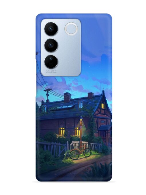 Beautiful Village House Snap Case for Vivo V27 (5G)