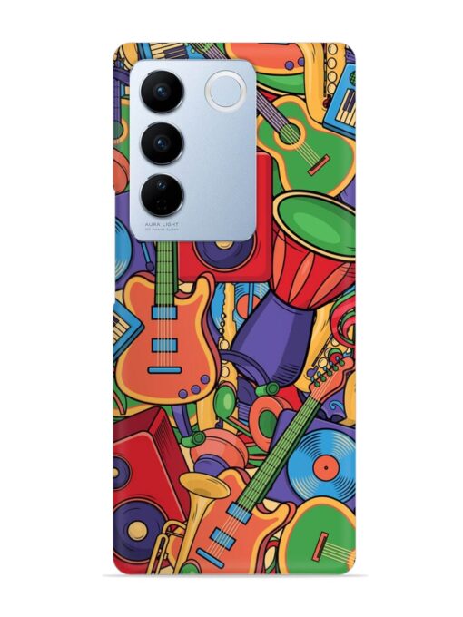 Colorful Music Art Snap Case for Vivo V27 (5G) Zapvi