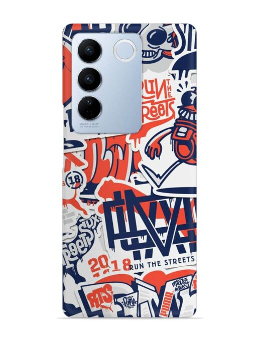 Run The Street Snap Case for Vivo V27 Pro (5G) Zapvi