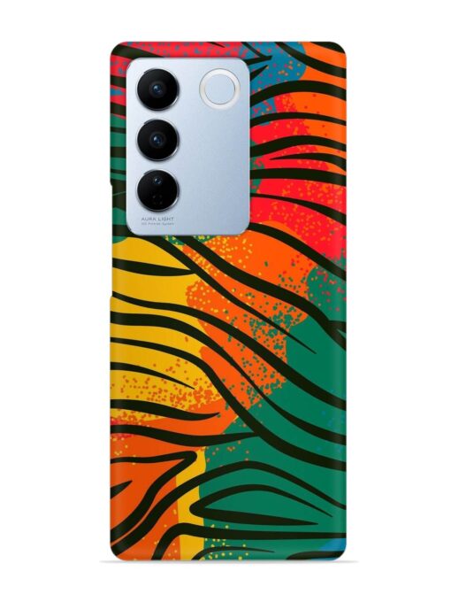 Bright Colorful Snap Case for Vivo V27 Pro (5G) Zapvi