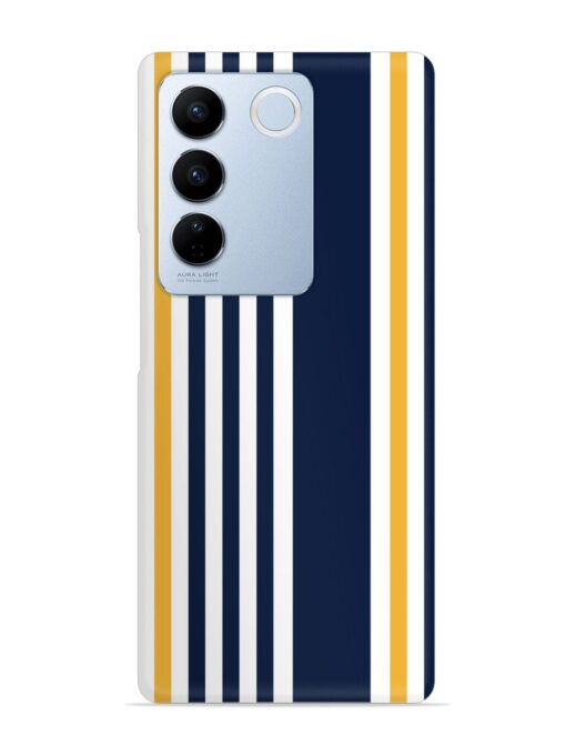 Seamless Stripe Pattern Snap Case for Vivo V27 Pro (5G) Zapvi