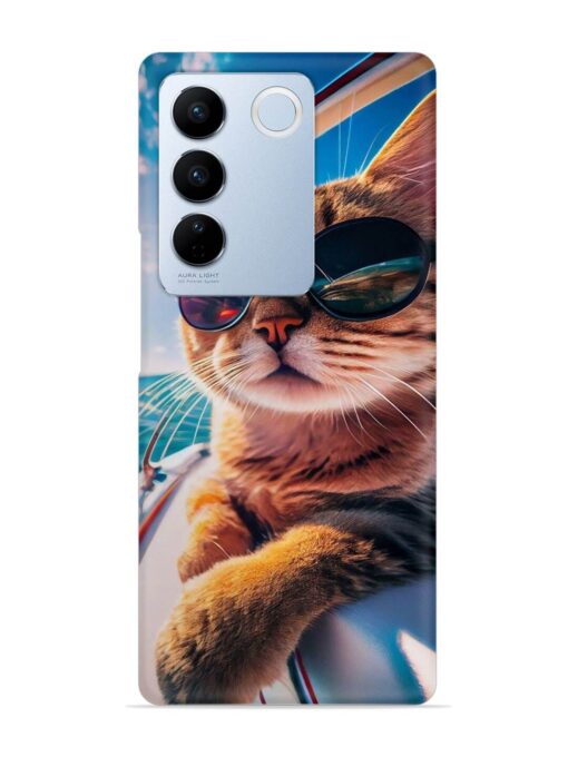 Cat In Style Snap Case for Vivo V27 Pro (5G) Zapvi