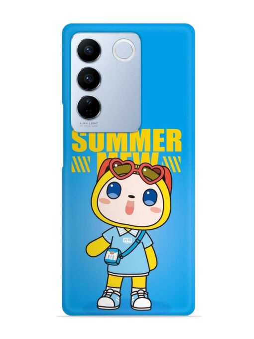 Summer Mew Cartoon Snap Case for Vivo V27 Pro (5G) Zapvi