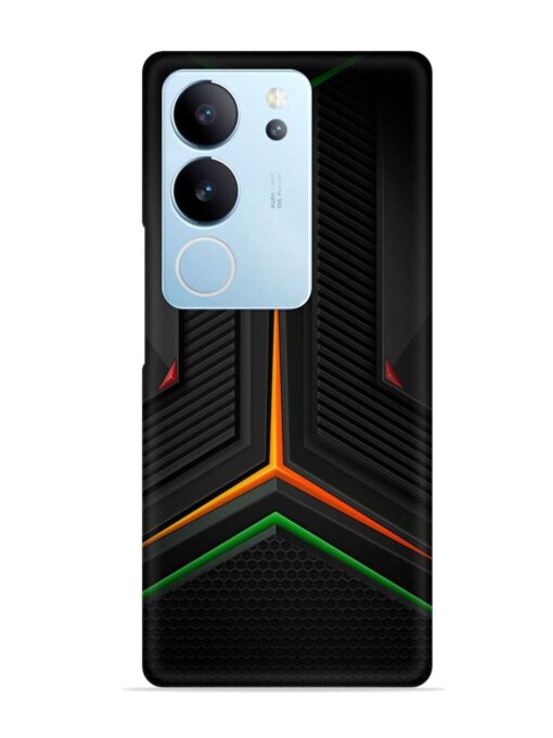 Orange Triangle Light Snap Case for Vivo V29 (5G) Zapvi