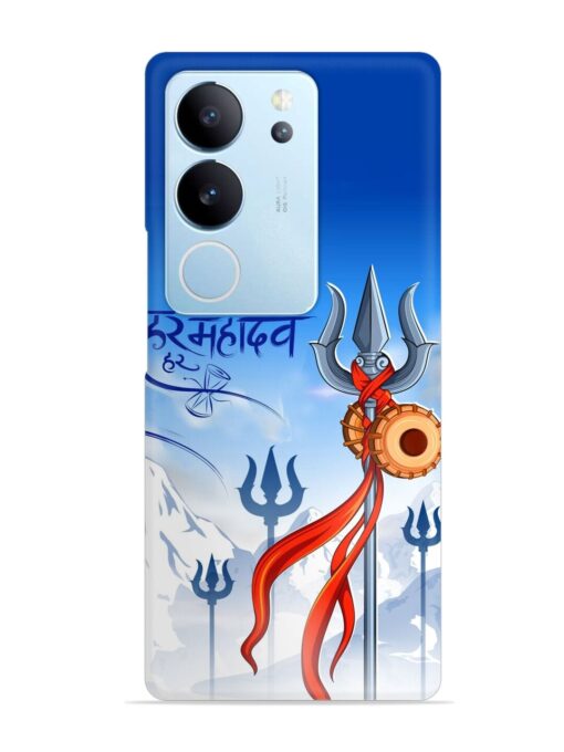 Har Har Mahadev Trishul Snap Case for Vivo V29 (5G) Zapvi