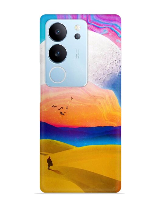 Sandy Desert Snap Case for Vivo V29 (5G)