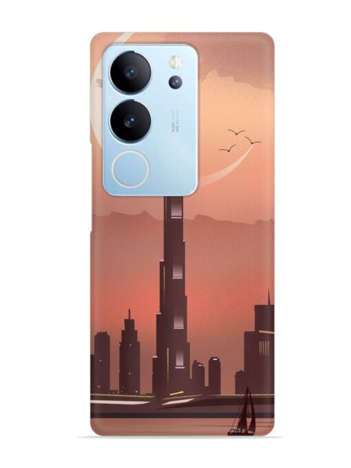 Landmark Burj Khalifa Snap Case for Vivo V29 (5G) Zapvi