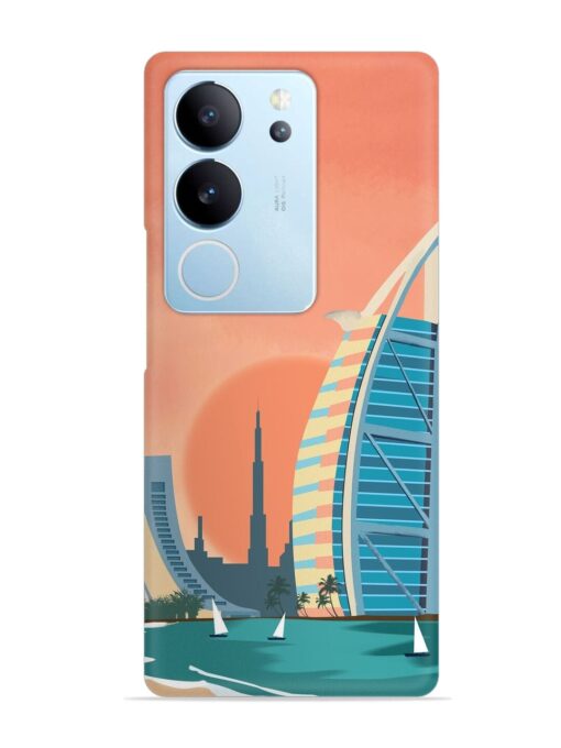 Dubai Architectural Scenery Snap Case for Vivo V29 (5G) Zapvi