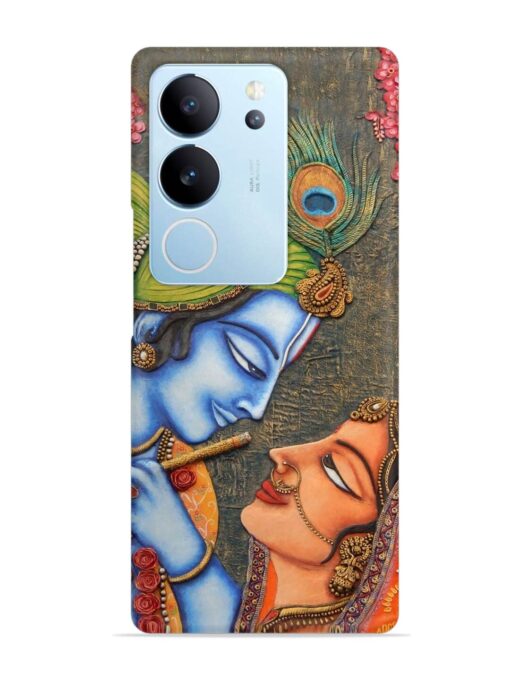 Lord Radha Krishna Flute Art Snap Case for Vivo V29 (5G) Zapvi