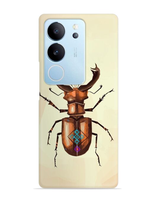 Stag Beetle Vector Snap Case for Vivo V29 (5G) Zapvi