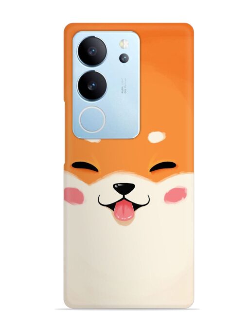 Cute Dog Face Vector Snap Case for Vivo V29 (5G) Zapvi